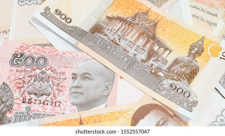 Close Cambodian Riel Banknotes Stock Photo 1552557047 | Shutterstock