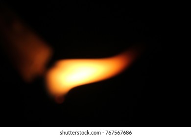 close up of candle in the dark