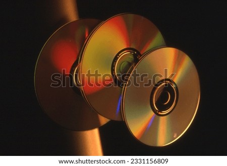 close up of a cd disc