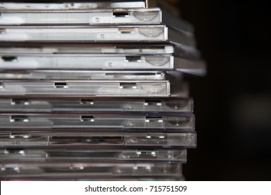 Close Up Of Cd Stack