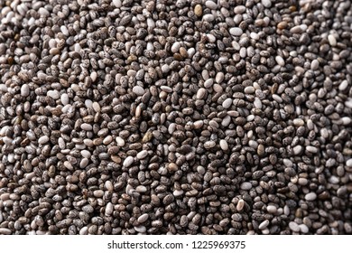 Close Chia Seeds Background Stock Photo 1225969375 | Shutterstock