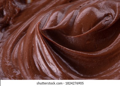 Close Up Of Chocolate Mousse