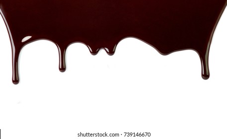 Close Up Of Chocolate Syrup 