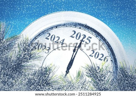 Similar – Image, Stock Photo Last glow Fir tree