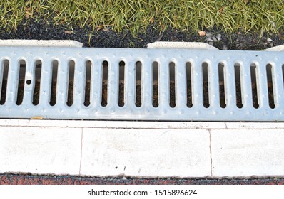 Close Clean Aluminum Drain Borders Soccer Stock Photo 1515896624 ...