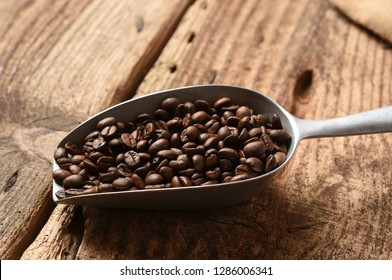 Close up of coffee beans