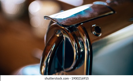 Close up of a coffee machine