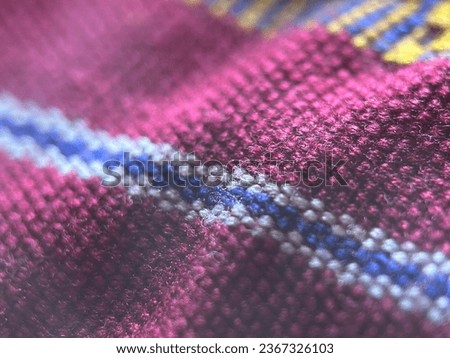 close up of colofull fabric