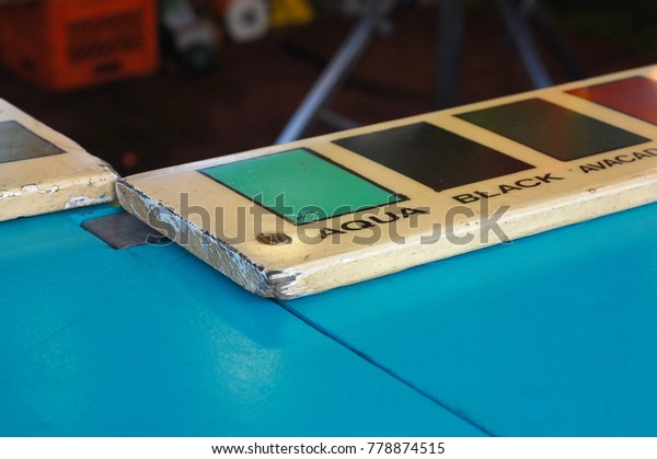 close color coded betting strip board stock photo edit now