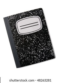 Close up of composition book