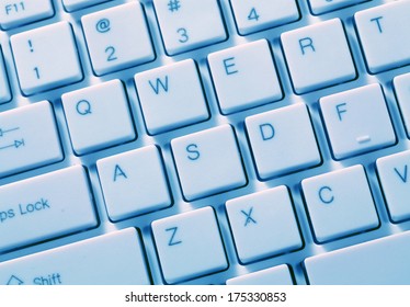 Close up of a computer keyboard