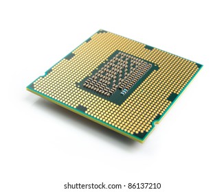 Modern Processors Units Cpu Lying Backside: foto de stock (editar ahora ...