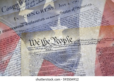 Close up of Constitution of the United States of America with the Declaration of Independence and Bill of Rights - Powered by Shutterstock - Get 15% off with code: PIKWIZARD15