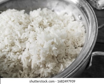 Close Up Of Cooked Rice