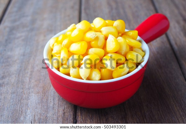 Close Cooked Sweet Corn Seeds Red Stock Photo Edit Now