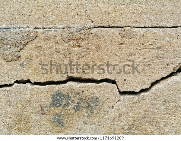 Close Cracked Concrete Texture Break Cement Stock Photo Edit Now