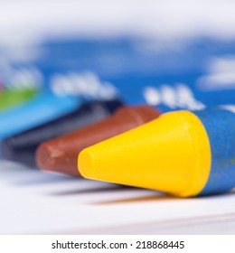 Close up Crayons