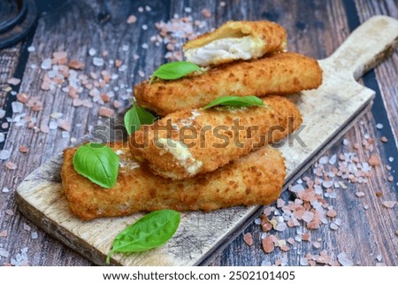 Similar – Image, Stock Photo Fish fingers or nuggets, seafood.