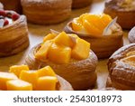 Close up of Croissant Cup Fla Mango