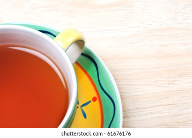 Close up of a cup of tea