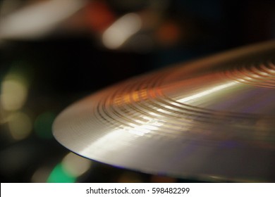 close up cymbal drum-kit