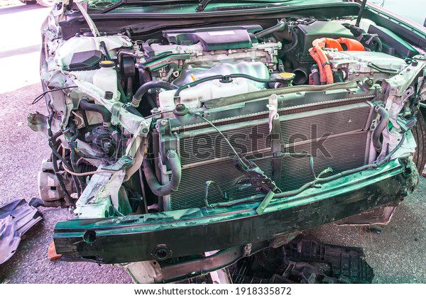 close up  damage car accident\
