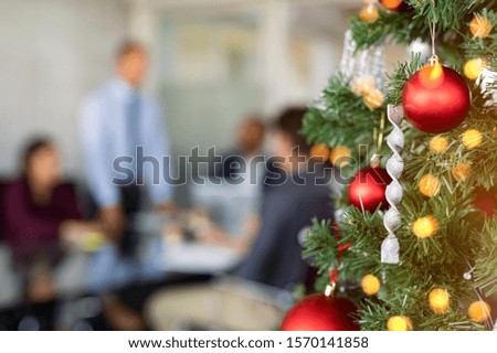 Similar – Image, Stock Photo Green Christmas balls and one red ball. Christmas decorations