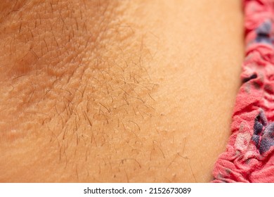 Close up detail human skin with tiny hair. Texture of human skin and regrowing hair. - Shutterstock ID 2152673089