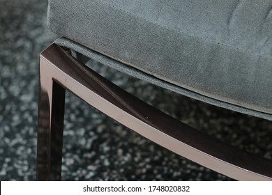 Close Up Detail Of Pink Gold Furniture, Luxury Style,  Furniture Design