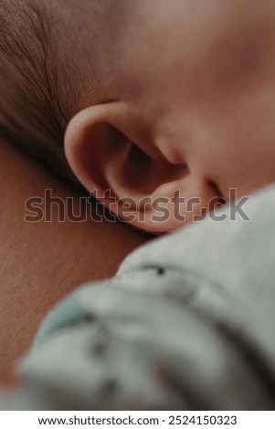 Baby sleeping on a blanket