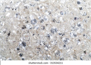 Close Up Of The Diamond Texture Background