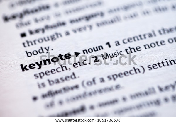keynote speech meaning