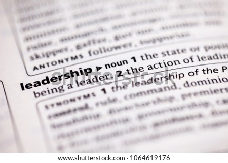 definition of being a leader