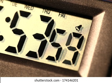 Close up of a Digital clock