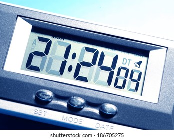 Close up of a Digital timer