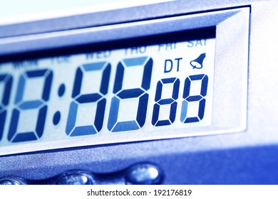 Close up of a Digital timer