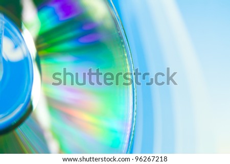 close up of a disc