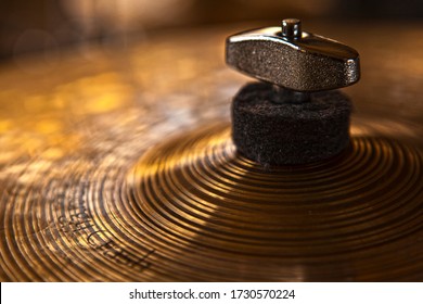 Close Up Of Drum Crash Cymbal