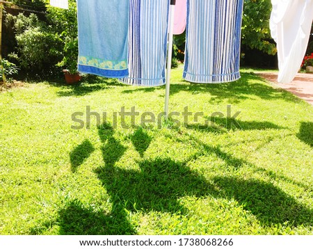 Similar – Image, Stock Photo visit of the old lady