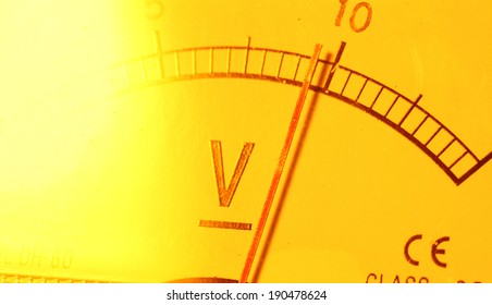 Close up of an Electric meter