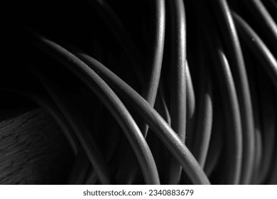 Close up of electrical wire