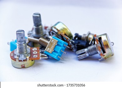 Close Up Of Electronic Switch Component