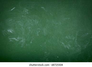 close up of an empty school chalkboard