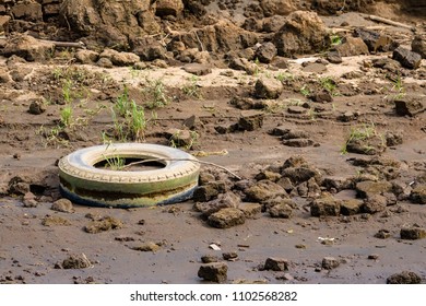 Close Erosion Pollution On Bank Tarcoles Stock Photo 1102568282 ...