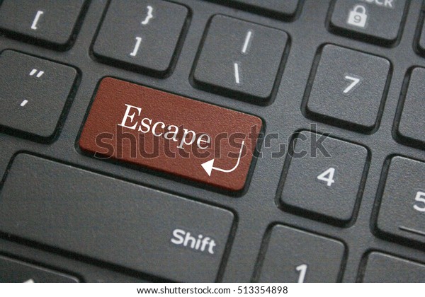 Close Escape Button On Computer Keyboard Stock Photo (Edit Now) 513354898