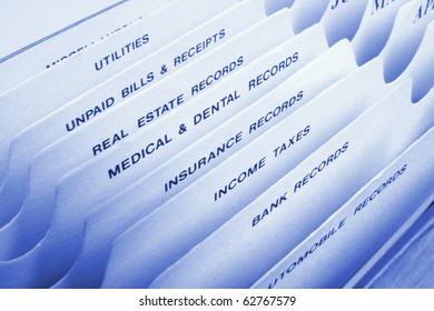 Close Up of Expanding File
