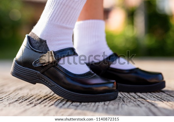 Close Feet Thai Girl Wear Black Stock Photo (Edit Now) 1140872315