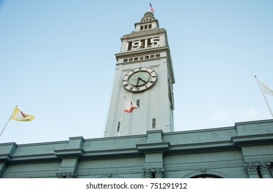 Close Up Of Ferry Building Marketplace, San Francisco, U.S.A