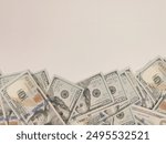 close up fiat money 100usd banknotes,Pile of United States of America 100 dollar bills,Finance, banking,cash, savings,fiat  money concept,100 dollar bill currency,Group of money stack of 100 US dollar