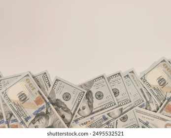 close up fiat money 100usd banknotes,Pile of United States of America 100 dollar bills,Finance, banking,cash, savings,fiat  money concept,100 dollar bill currency,Group of money stack of 100 US dollar - Powered by Shutterstock